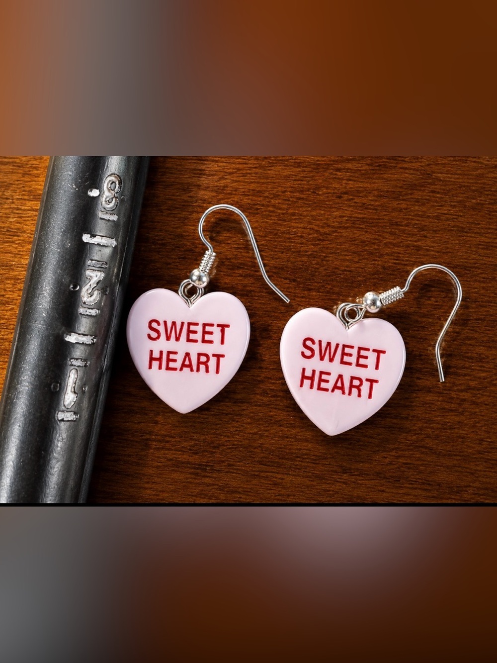 Sweet Heart Candy inspired Dangle Earrings